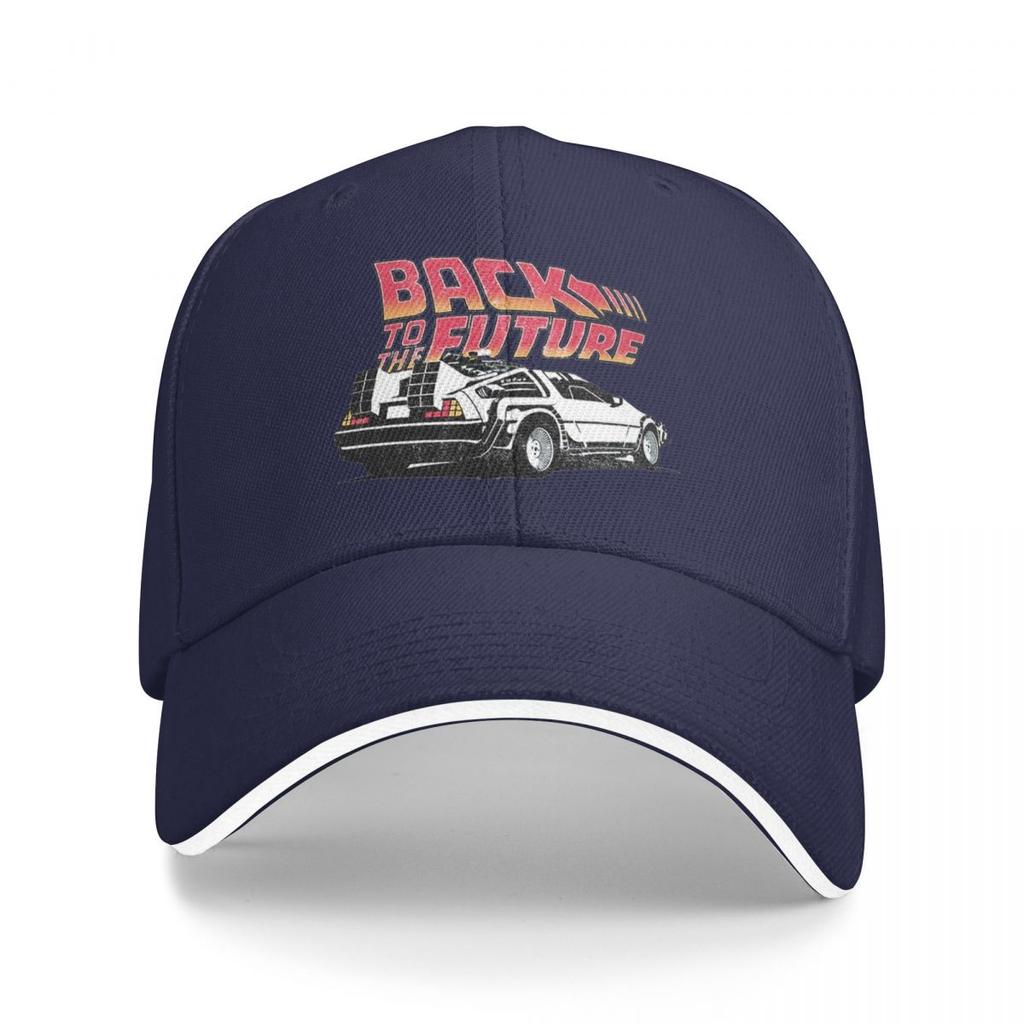 Back To The Future Movie Logo Baseball Caps Snapback Baseball Hats Breathable Casual Casquette Outdoor Unisex