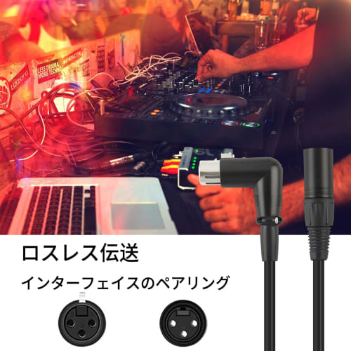 Oluote XLR Audio Extension Cable, 3-Pin Male to Female, 90 Degree Right Angle, Microphone Cable (5M)