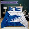 Hoffenheim  Pattern Bedding uilt Set uilt Cover Pillowcase Home Decoration Birthday Gift (1 * duvet cover + 2 * pillowcase without core)