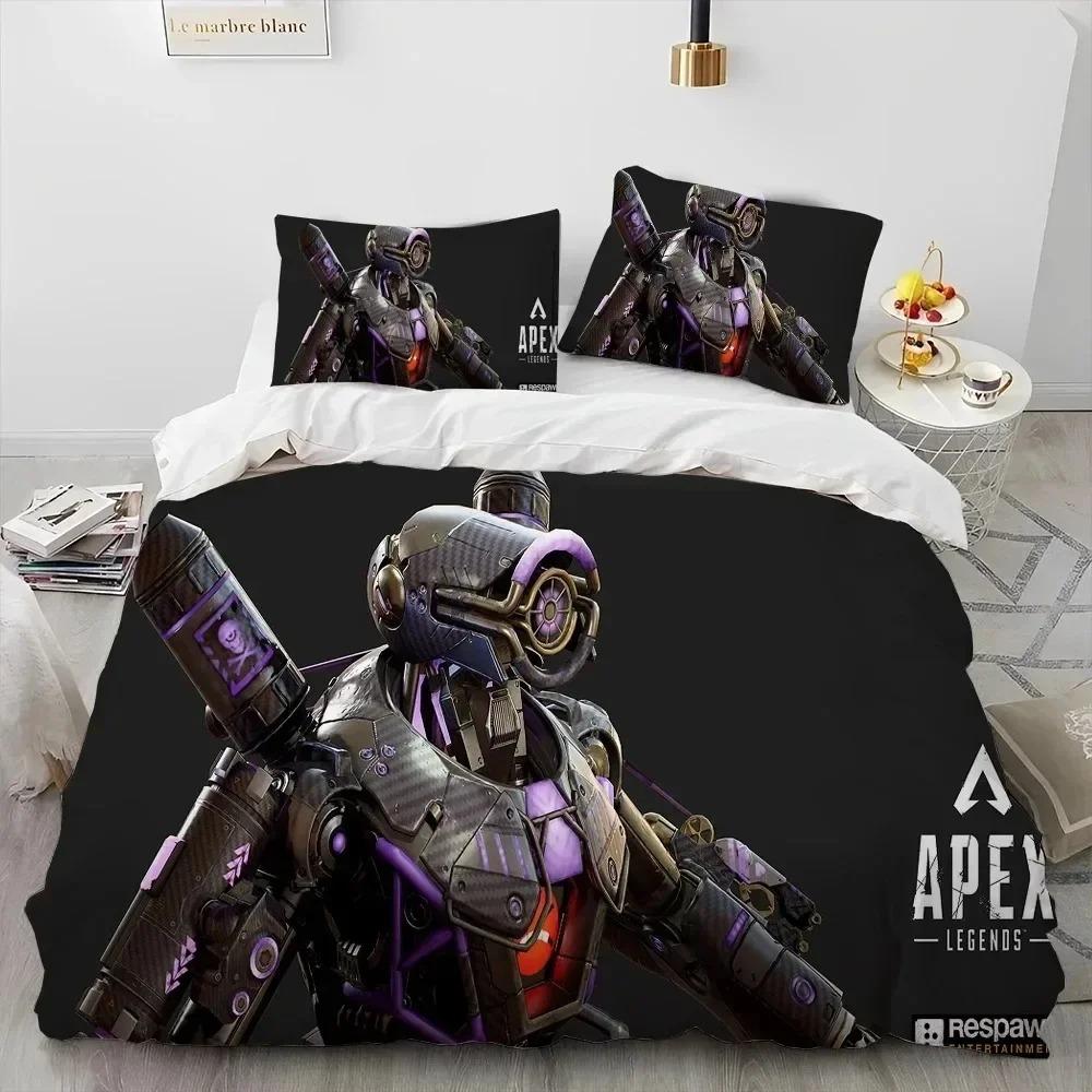 Comforter A-Apex Legends Game Gamer Cartoon Bedding Set Bedroom Soft Modern S Comefortable And