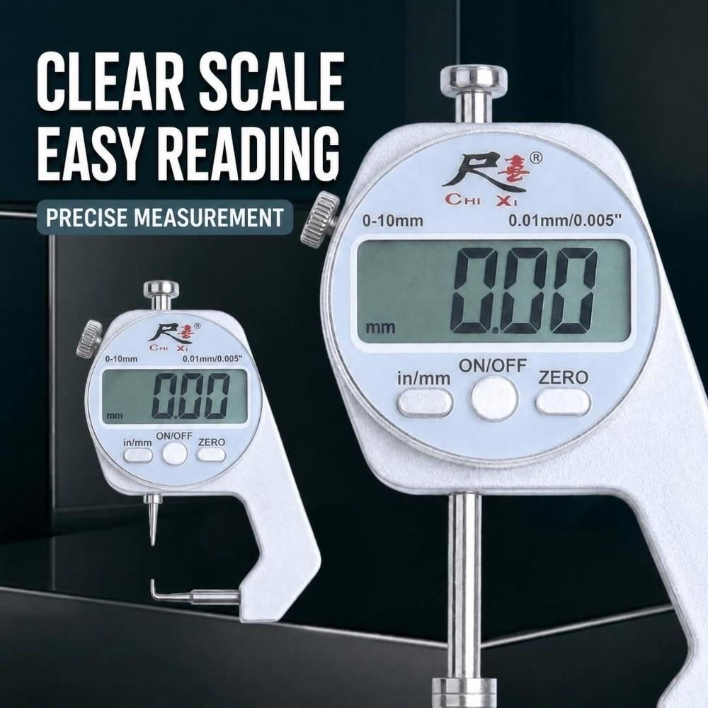 High Precision Digital Thickness Gauge 0-10 0-20mm Thickness Meter  Cloth Measurement