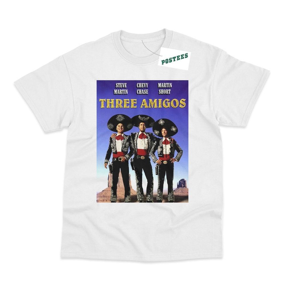 Three Amigos Movie Poster Direct To Garunisext Printed TShirt S