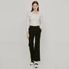 LIKK Stitch Pintuck Bootcut Pants (Black)_L3C1-Pt01K