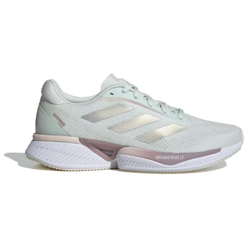 Adidas Supernova Eterno Cushioning Wear-Resistant Low-Top Casual Running Shoes Women's White Silver Green Sneakers IH0443