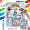 Mickey Minnie Dragon Royal Paint By Number Kit Number Drawing Canvas DIY Picture Home Decor Art Craft Wall Decor Gift Painting