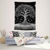 Mystical Tree of Life Tapestry Enchanting and Serene Wall Art for a Magical Peaceful and Inspiring Decor Statement