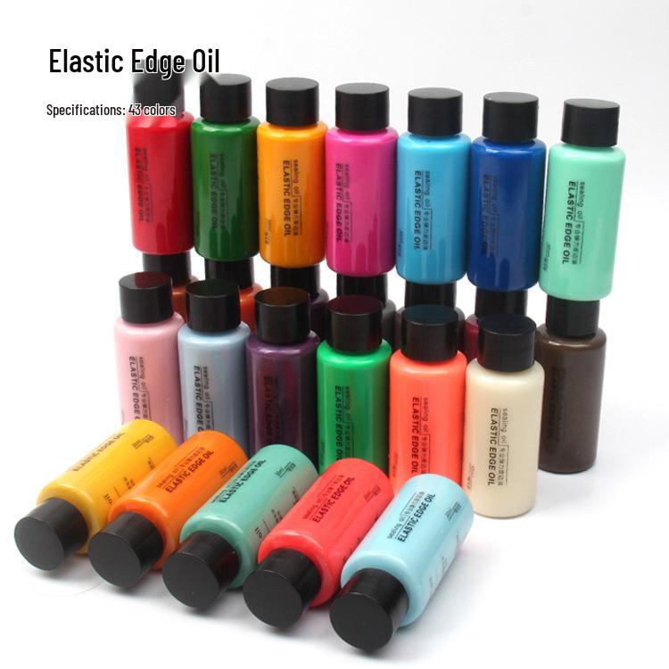 Elastic Matte Edge Paint for Leather Goods - 40 Colors for Bags and Wallets Repair