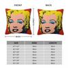 Andy Warhol Exhibition Poster Square Pillowcase Polyester Linen Velvet Pattern Zip Decor Pillow Case Room Cushion Cover 18"