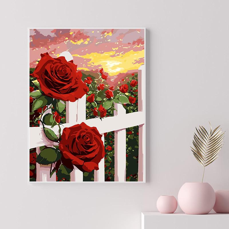 40X50Cm Diamond Painting Large Size Diamond Sticker Bedroom Living Room Decorative Painting With Photo Frame