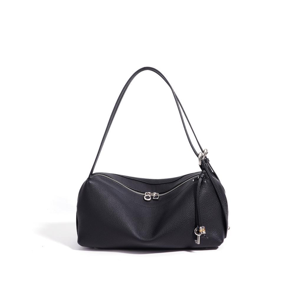 2026 New Autumn and Winter Leather Bento Bag Fashion Handbag Versatile Shoulder Underarm Commuter Bag