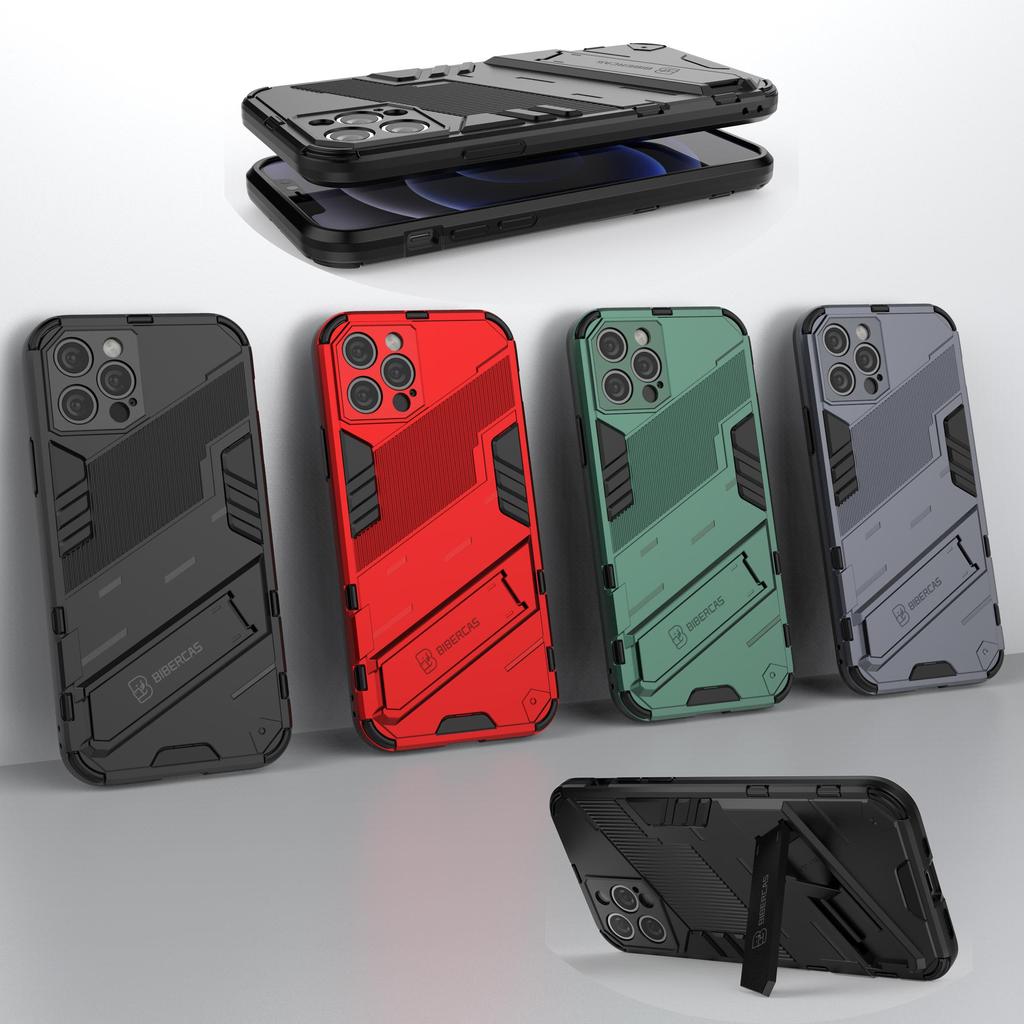 Custodia Antiurto TIANCI Per Oppo A53 2020 / Oppo A32 – TPU E Metallo Con Clip Porta Telefono E Supporto, Verde