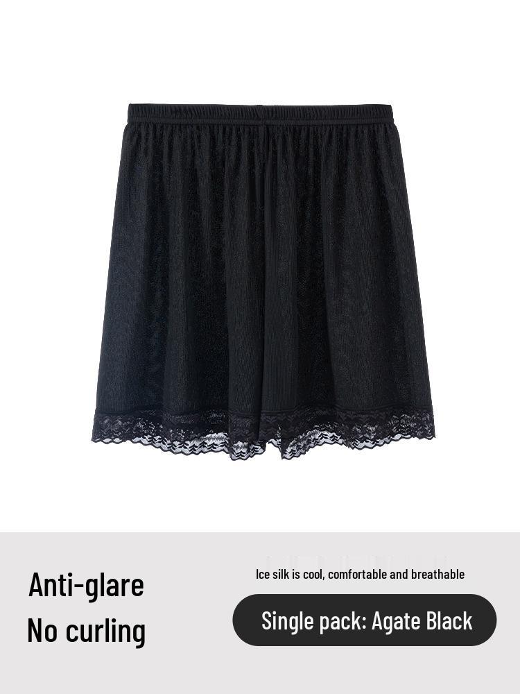 

2026 Women s Ice Silk Anti-Exposure Safety Pants: Summer Lace, Loose Fit M (80-110)