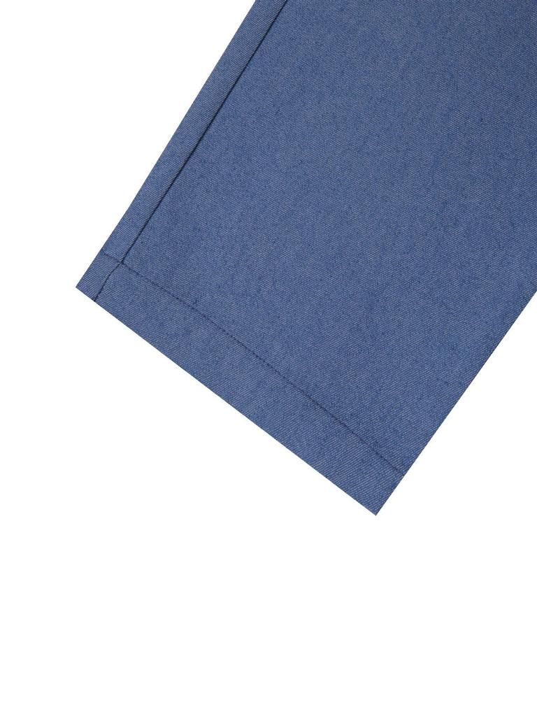 Męskie spodnie formalne o kroju slim tapered, w jednolitym kolorze, z teksturą