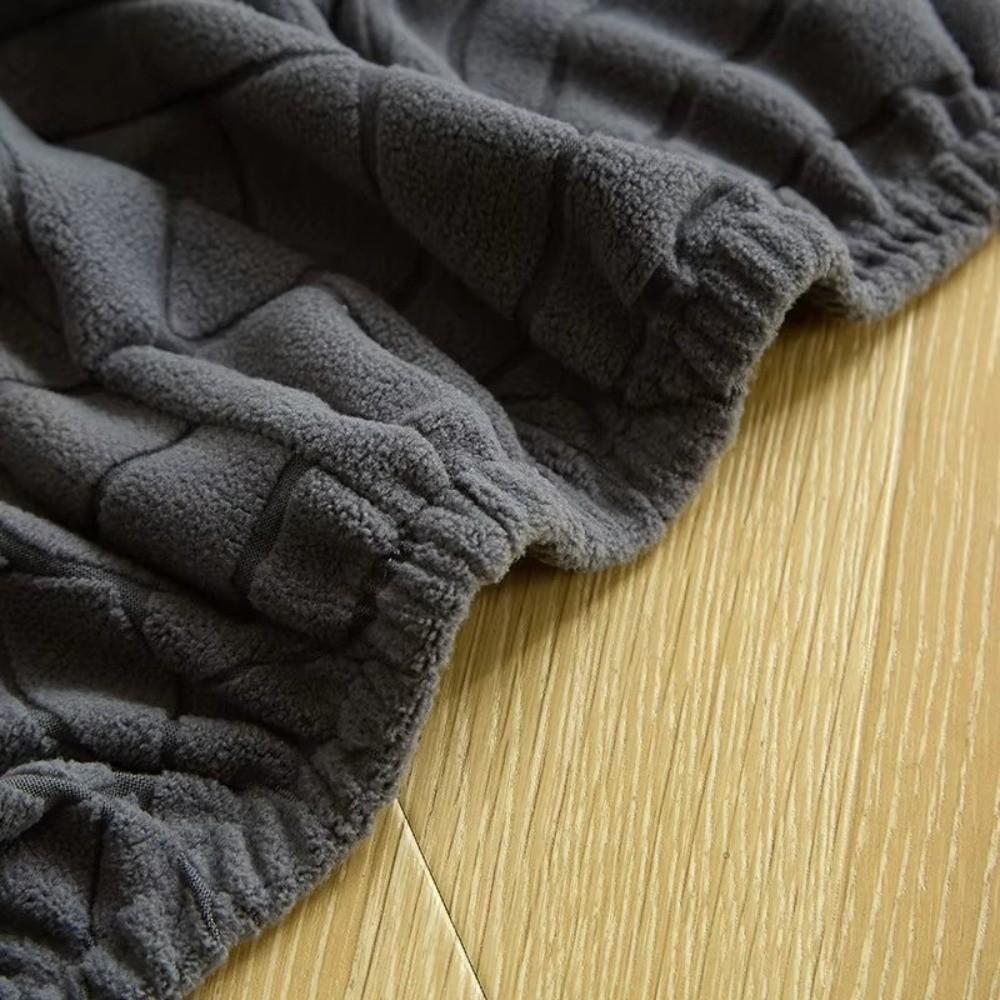 2Pcs/Set Solid Color Arm Protector Elastic Armchair Covers Universal Rotating Chair Covers