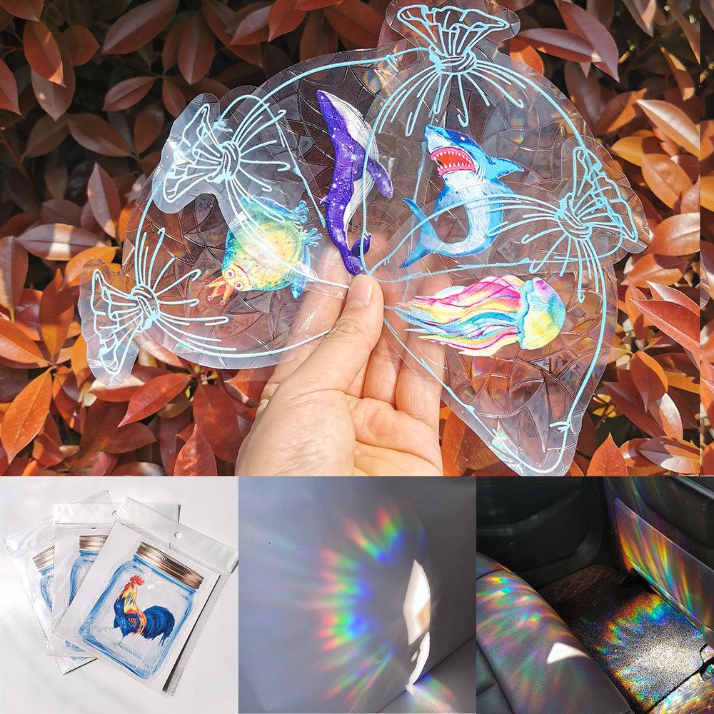 Sun Catcher Rainbow Projection Prism Electrostatic Glass Sticker