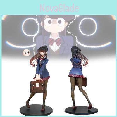 Komi Can't Communicate Pvc Figure 25cm Blue Student Outfit Collectible Display Piece