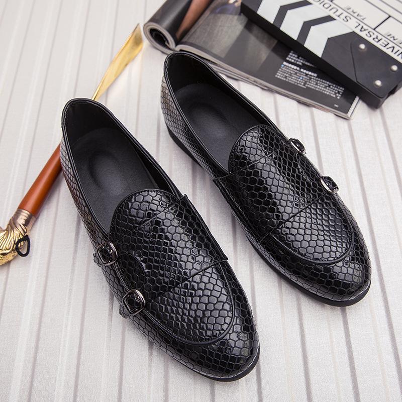 

Внешняя торговля большой размер 46 повседневная кожаная обувь мужская обувь Doudou остроносая кожаная обувь мужская обувь для ленивых 38