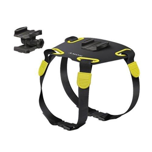 Sony AKADM1 Action Camera Mount for Dogs (Black Yellow)