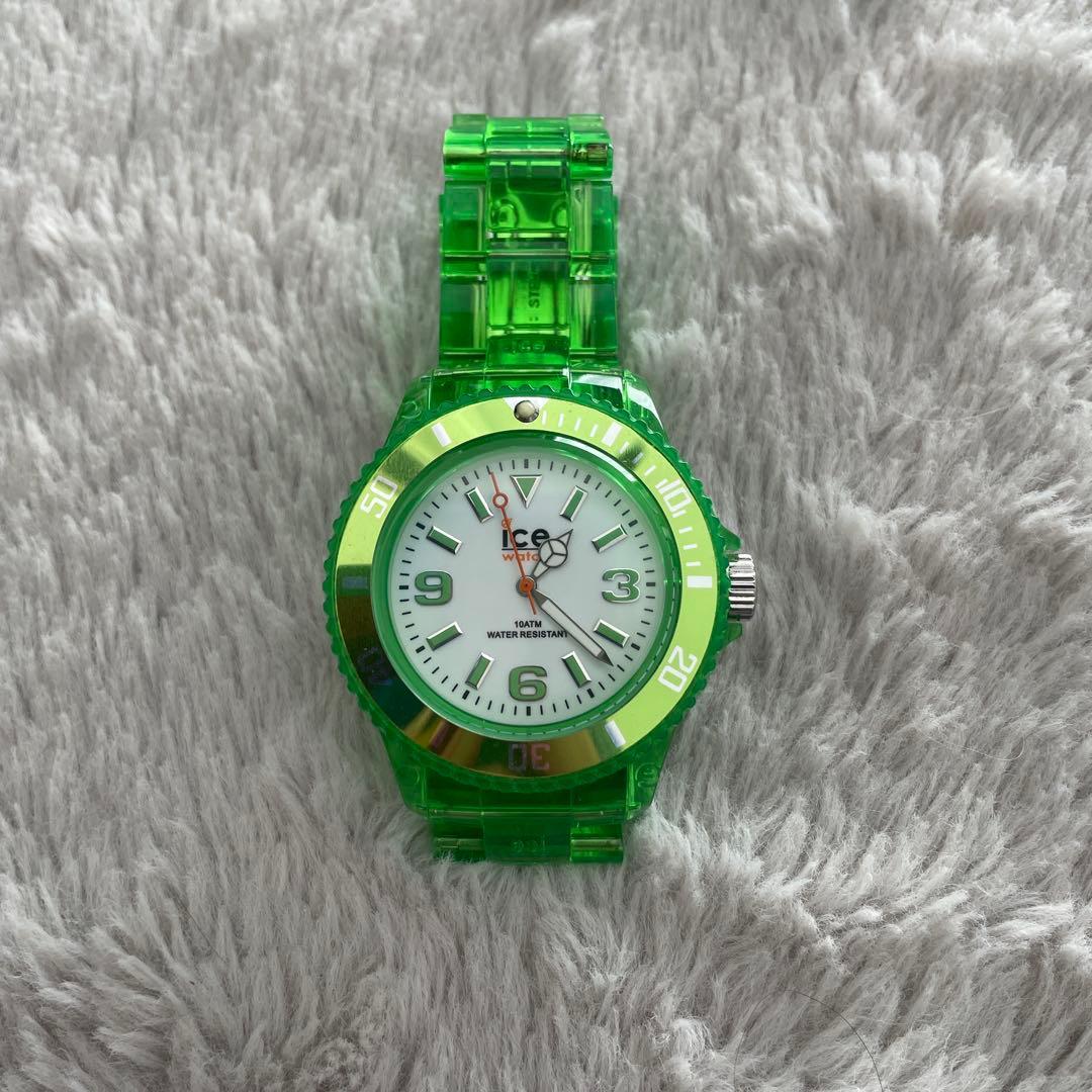 Used ICE ladies watch green