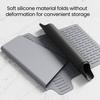 Silicone Sink Saddle Mat Protector Kitchen Bathroom Divider Mat Flexible Odorless Dishwasher Safe Non-slip Sink Divider Mat