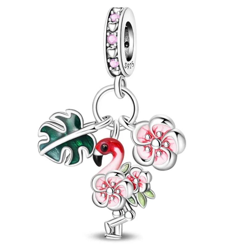 Charms Beads Copper Pink Perfume Bottle Letter Luminous Firefly Tarot Card Beads Fit Diy Bracelets Jewelry