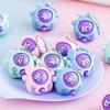 1/5/10Pcs Mini Pop Rock-paper-scissors Keychain Pendant Toys Toddler Sensory Fidget Toy for Kid Birthday Baby Shower Guests Gift