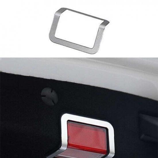 Frame Trim Silver Steel For Benz E-Class 2016-2021 Rear Door Warning Light 1PCS