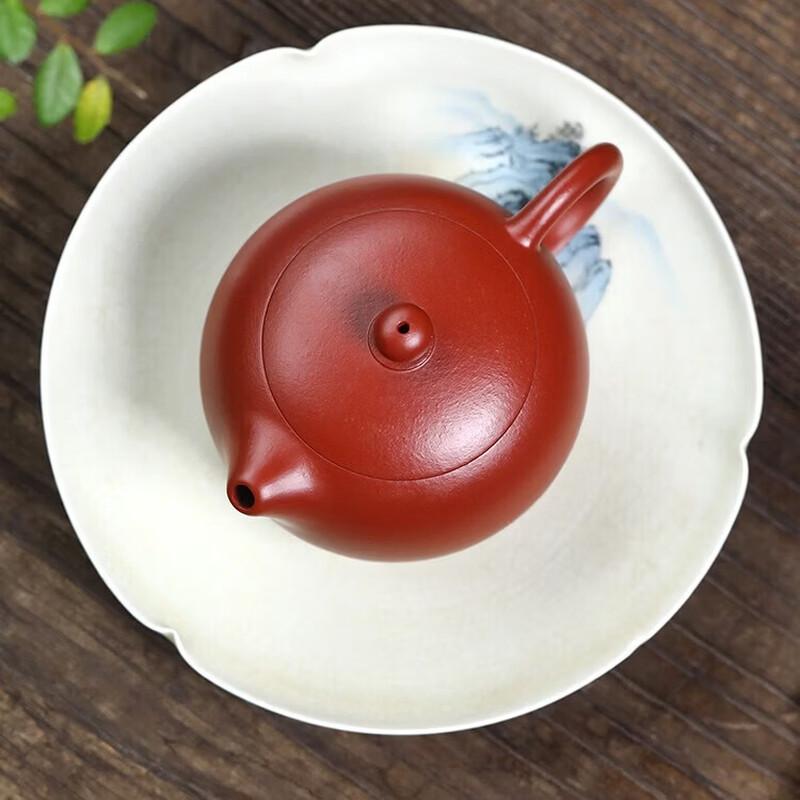 Gold Inlaid Jade Zisha Da Hong Pao Antique Tea Set