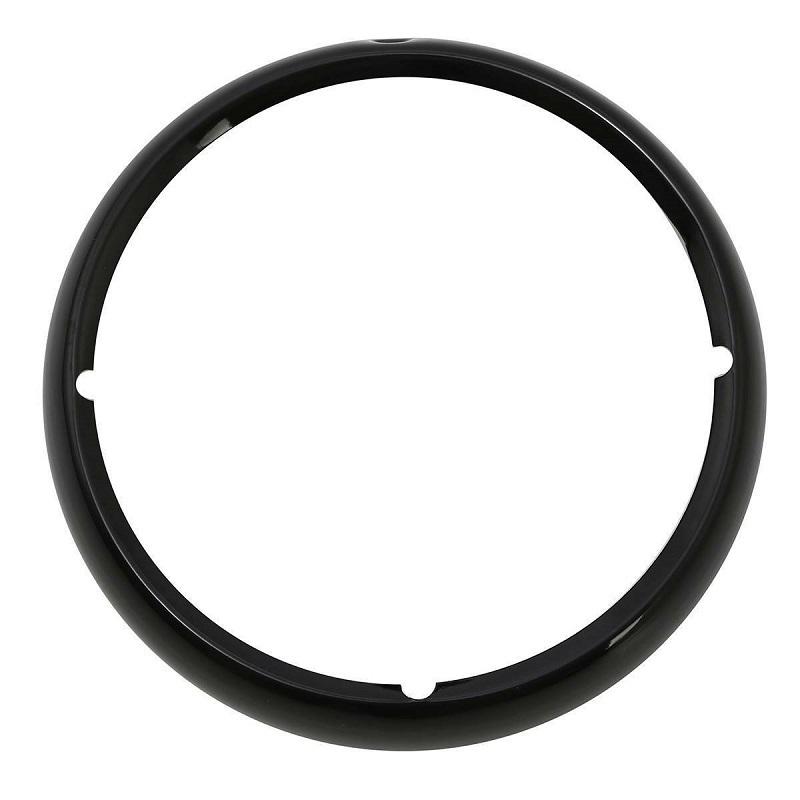 Motorcycle 7 Inch Headlights Trim Ring Chrome Black Round Headlamp Housing Accessories Fit For Harley Davidson Touring Road King
