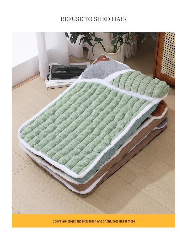 Thick Warm Dog & Cat Bed Pad and Sofa Mat