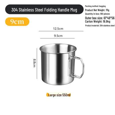 Yuzhou 304 Stainless Steel Folding Cup