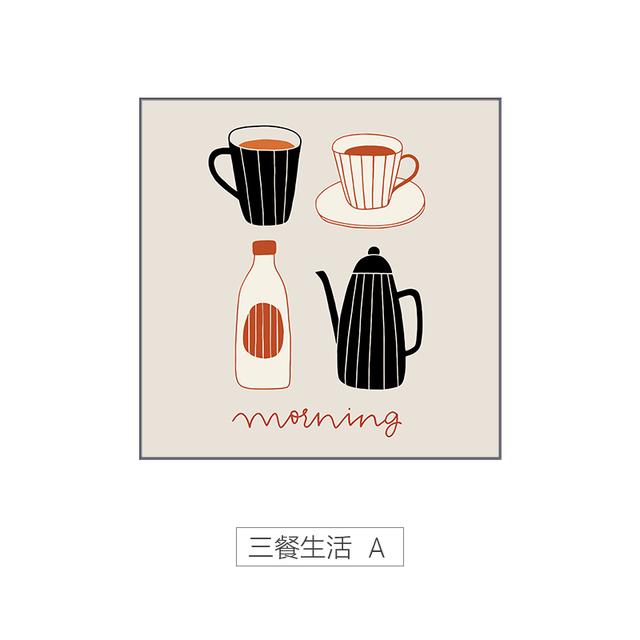 Severské minimalistické zátiší Umělecké obrazy na plátně Domácí dekorace Kreslený obraz do obývacího pokoje Ložnice a obrázky Jídlo Plakát