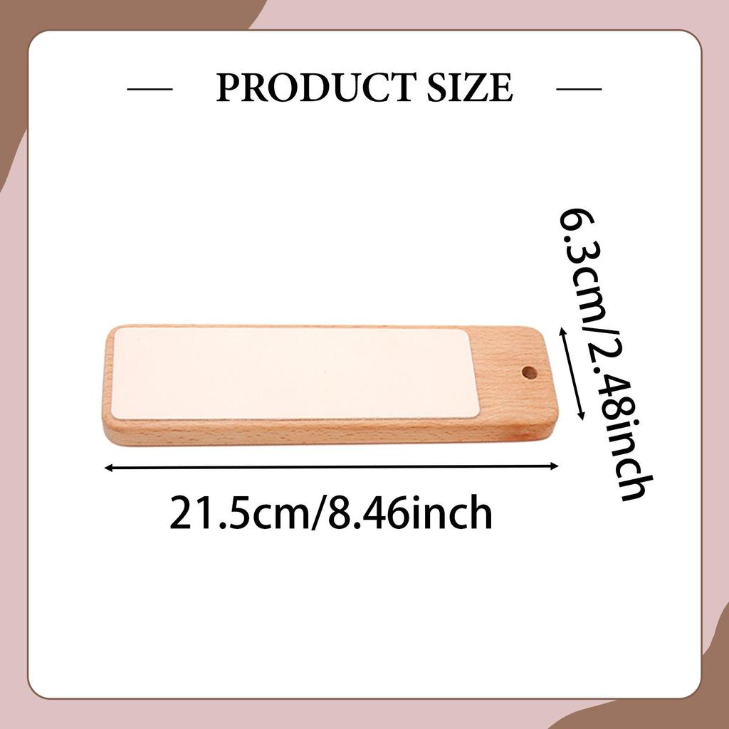 Stropping Leather Strop Lightweight Sturdy Wood Knife Stropping Straight Strop DIY Craft for Woodworking Chisel, Woodcarving,
