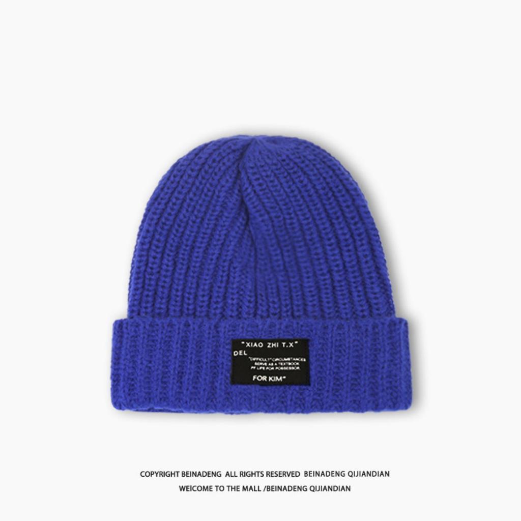 Hats, Couple, Knitted Hats, Men's and Women's Styles, Warm, Cold Hats, Loose, Big Head Waist, Knitted Hats