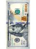 1ks Polyesterová rychleschnoucí osuška se vzorem amerického dolaru, 2D potisk, pro všechna roční období, lehká, měkká, unisex pro plavání/surfování/kempování