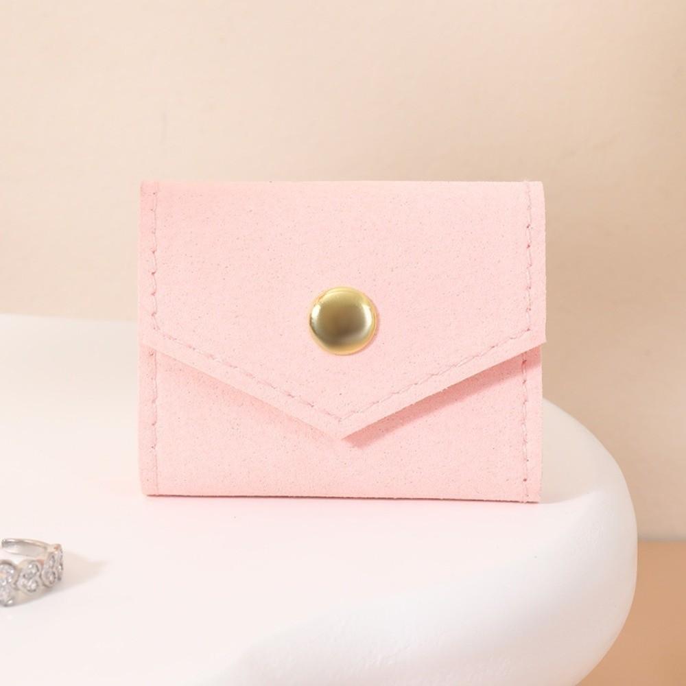 Microfiber Velvet Mini Jewelry Display Bag Foldable Earrings Organizer Girls