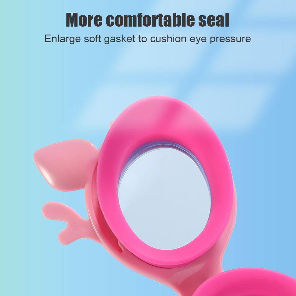 Wasserdichte Schwimmbrille für Kinder mit Ohrstöpseln Anti-Beschlag Schwimmbrille Cartoon Schwimmbrille