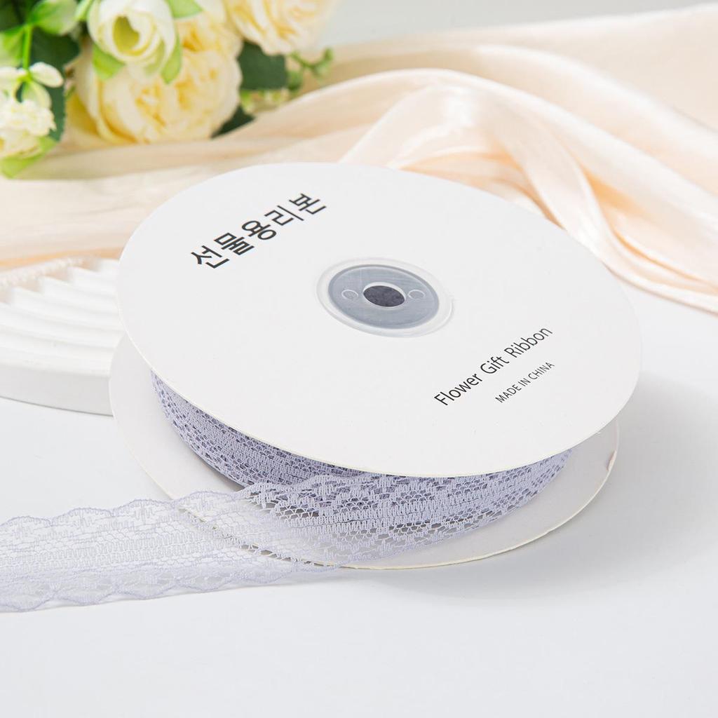 50-Yard Lace Ribbon with Rose and Butterfly Design for Cake Decoration and DIY Arts