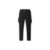 Solid Color Straight Leg Sports Woven Casual Pants Men Bottoms Deep-Black A11M417804F-BK