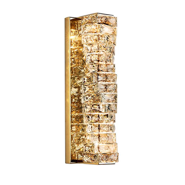 Elegant Crystal Wall Lamp: Minimalist Design for Bedrooms, Living Rooms, Stairs, and Hallways
