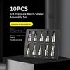 3/8 Inch Hex Allen Bit Socket Set Sturdy Metric Drive Drill Sockets Tool Kit for Professional Electrician Maintenance Work