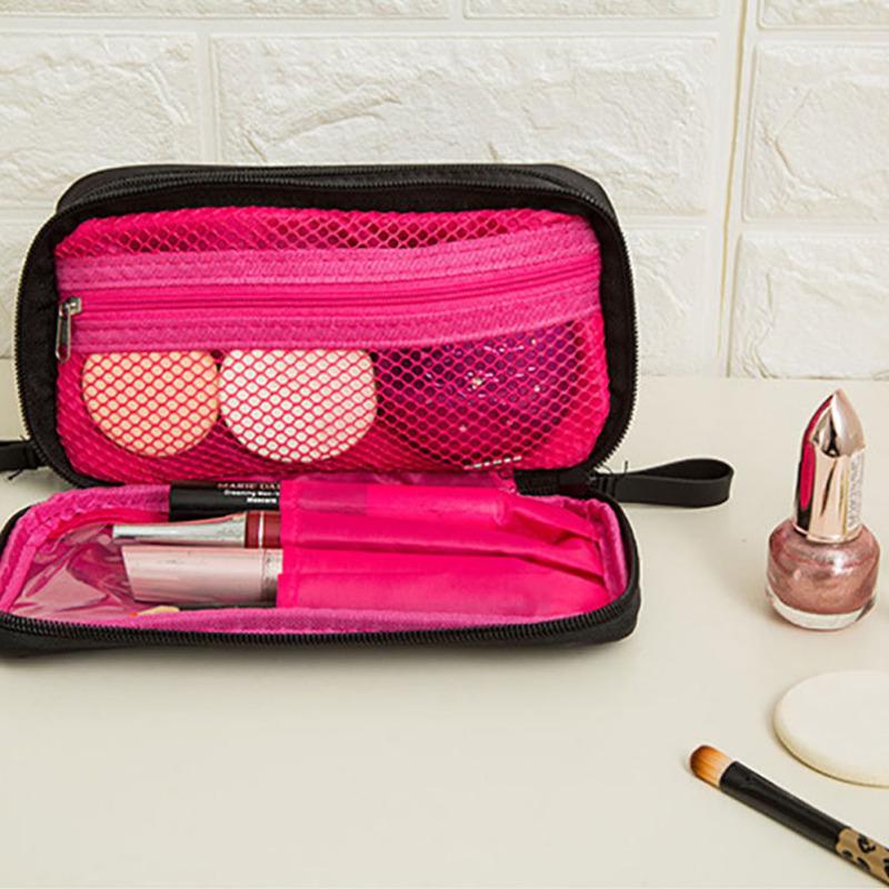 Geanta cosmetice Geanta de machiaj pentru femei Organizator profesional de calatorie Trusa de toaleta de machiaj