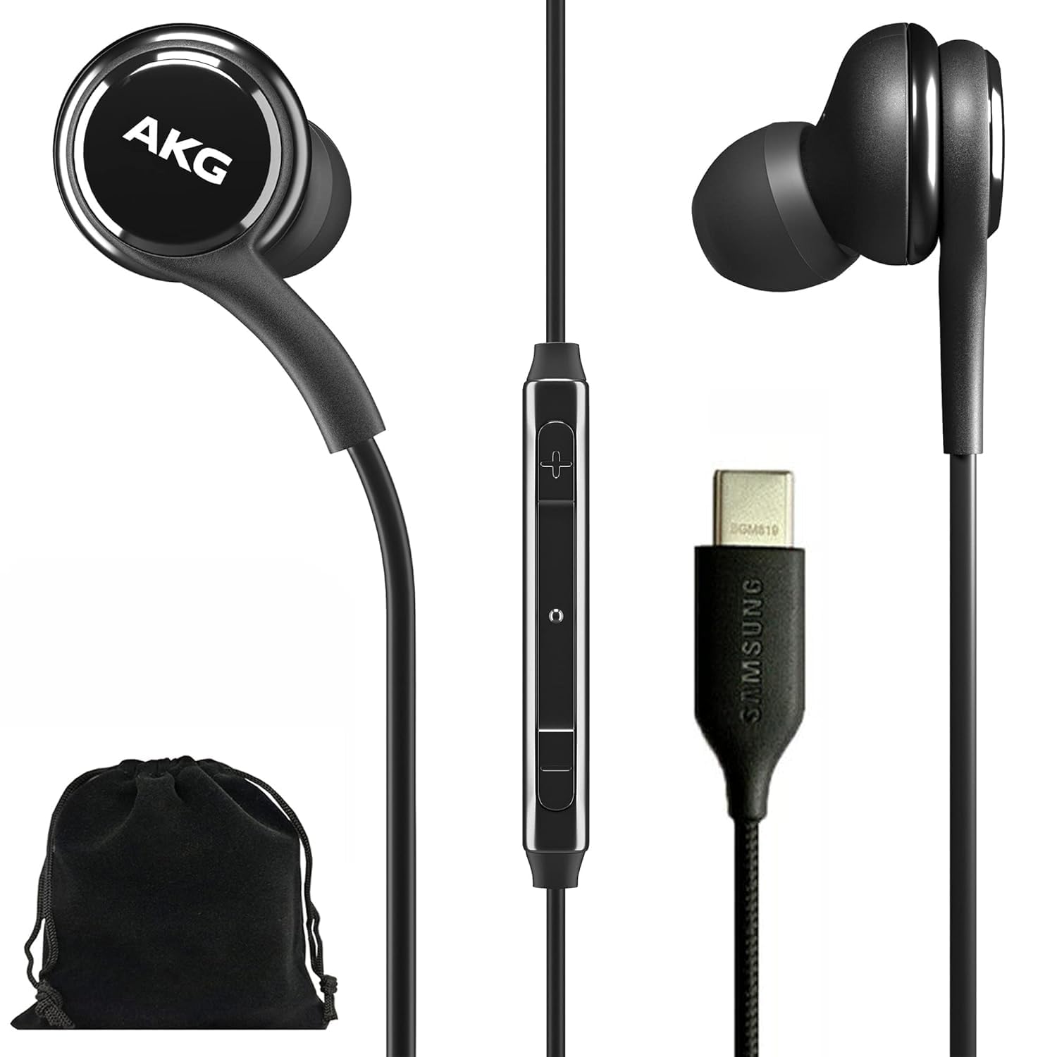 

SAMSUNG AKG Earbuds Original USB Type C In-Ear Earphones Headphones with Remote & Mic for Galaxy A53 5G, S22, S21 FE, S20 Ultra, Note 10, Note 10+,