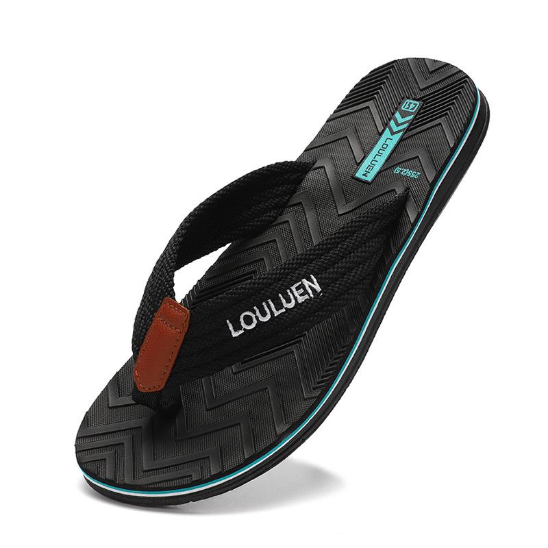 Sommer neue Flip-Flops Herren rutschfest Oberbekleidung eva Strand coole Hausschuhe lässige Sandalen Herren