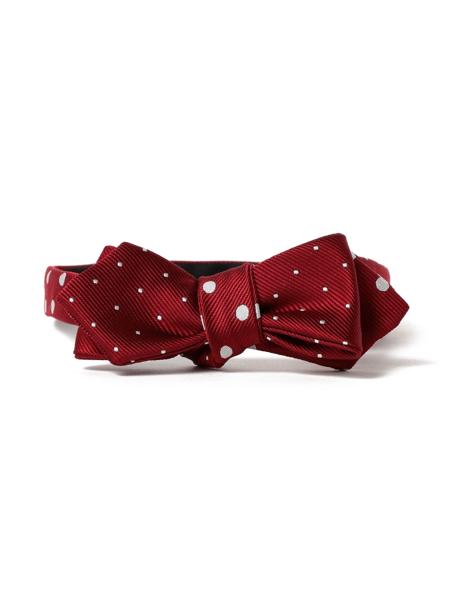 [BEAMS PLUS] Silk Bow Tie Dot Men s NAVY FREE 38440147107