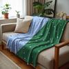 Spinnennetz Weiß Cartoon Anime Druck Flanelldecke Weich Warm Überwurf für Kinderzimmer Sofa Weihnachten Büro Auto