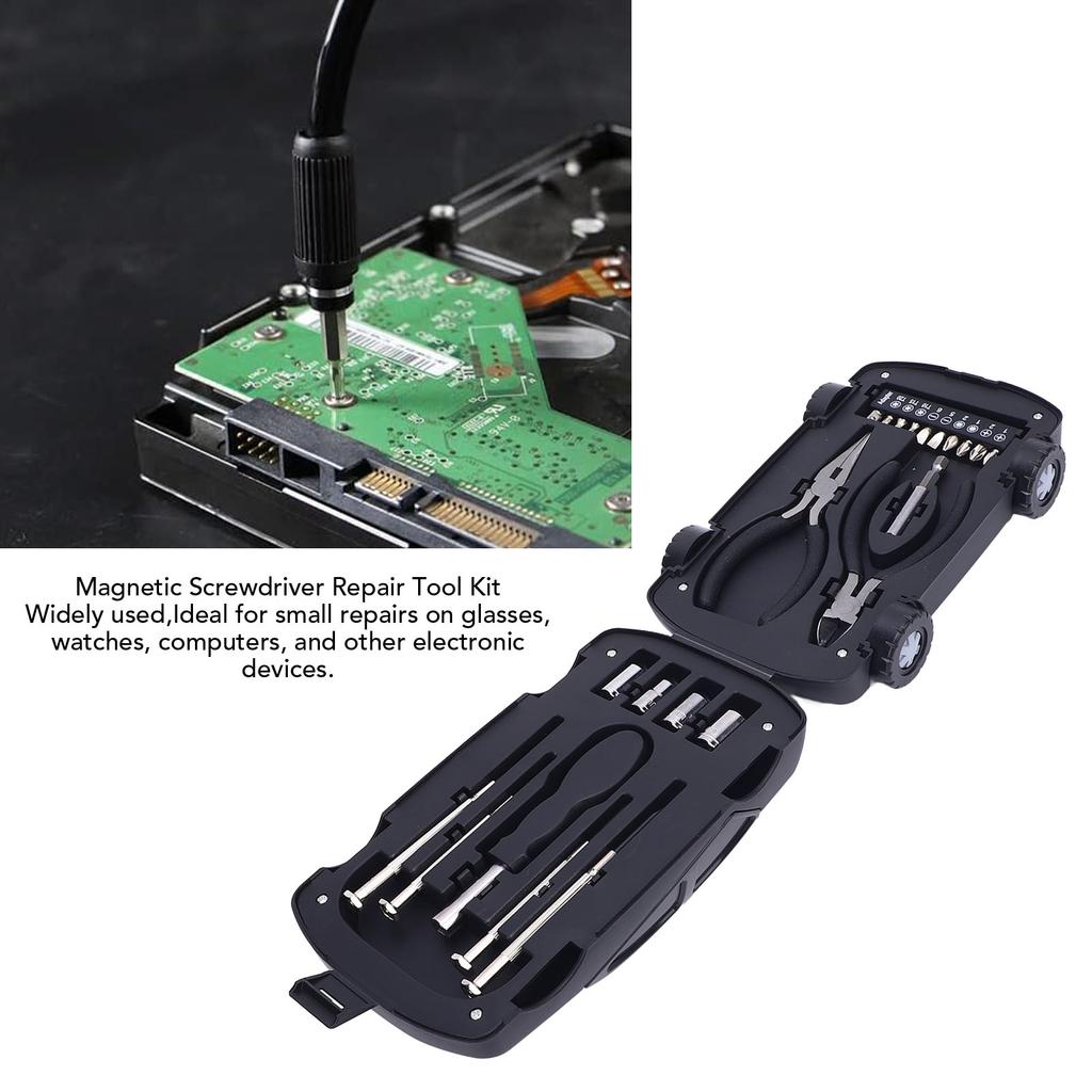 Magnetic Screwdriver Repair Tool Kit 22 In 1 Carbon Steel Multipurpose Professional Screwdriver Set for Electronics Watches Computers