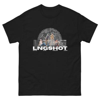 Mode d'été 2026 T-shirt tendance Hommes Femmes Haut Vintage LNGSHOT Moonwalkin T-shirt Unisexe _ Merchandising pour Fans de Groupe de Garçons K-pop