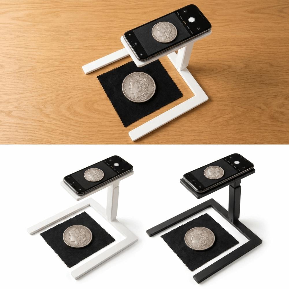 U-Shaped Open Base Coin Photography Stand Overhead Shooting Stand Overhead Top Down Shooting