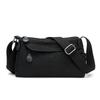New Nylon Crossbody Bag Multipocket Waterproof Phone Pouch Solid Color Lightweight Messenger Bag Women